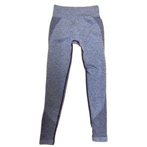 nova sport womans heathered purple active wear leggings med